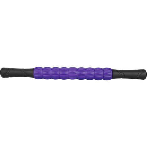 Bâton de massage musculaire pour sport et fitness - Rouleau de relaxation haute résistance violet (1/5)