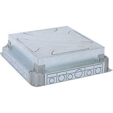 Boîte d'encastrement auto-ajustable pour boîte de sol et trappe de visite 16-24 modules (PW28524)