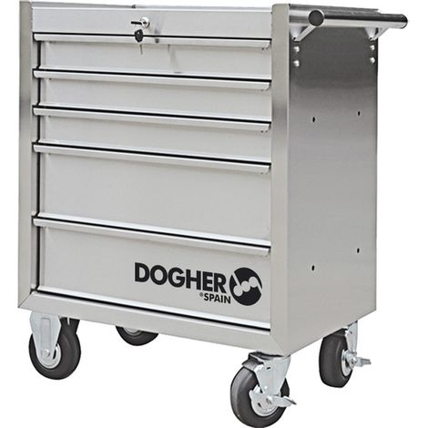 Dogher 20025-007 CARRO INOX 5 CAJONES 680X460x850