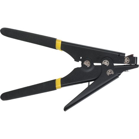 Tragbare Kabelbinderpistole aus Nylon, einstellbare Spannung, Befestigungs- und Schneidewerkzeug für Kabelbinder aus Kunststoff, Schwarz (1/5)