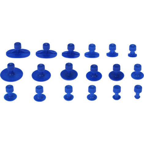 Onglets d'extraction de bosses bleus, outil de réparation de carrosserie automobile, accessoire, 18 pièces (1/5)