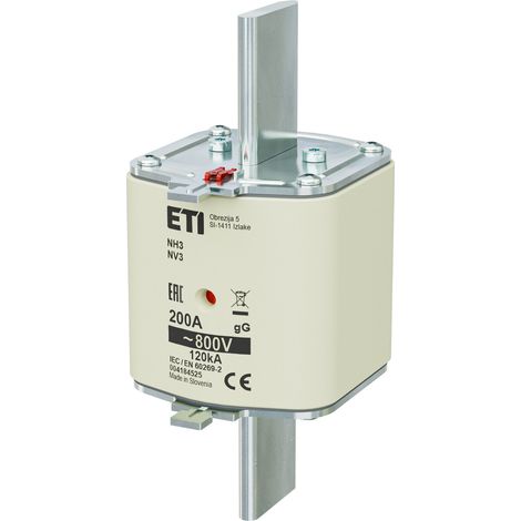 Fusible - NH3 gG 200A/800V - lento