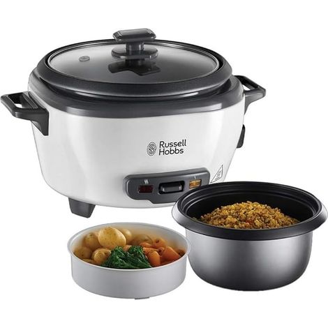 Russell Hobbs Cuociriso XXL 3,3 litri professionale 4 accessori 14 porzioni 27040-56