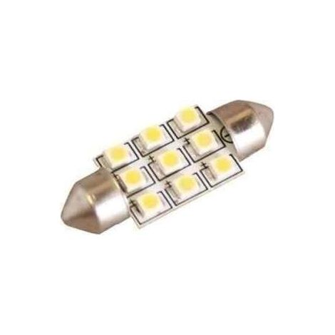 Lot de 2 ampoules navette 6 Leds C5W