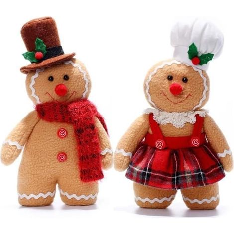 Poupée de Noël - LECOO - Mr et Mrs Elfe - Peluche - Décoration intérieure - Mixte (1/4)