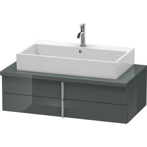 VERO Mobile Consolle Basso 285x1000x518mm Grigio Doloaveci Lucido