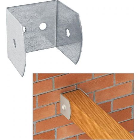 STAFFA SUPPORTO IN ACCIAIO ZINCATO X TRAVI LEGNO INCLINATE AD U 120x120x124