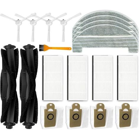 Pour Aspirateur Robot Ultenic T10, Brosse LatéRale Principale, Filtre Hepa, Sacs à PoussièRe en Tissu, ACCESSOIRE D’ASPIRATION (1/4)