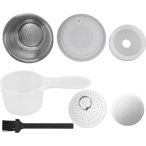 Capsule Café Rechargeable en Acier Inoxydable Résistant à Haute Température pour Maison Blanche (1/5)