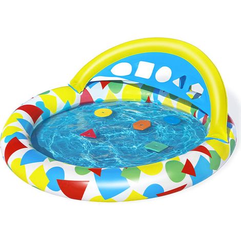 Bestway Pataugeoire Splash & Learn multicolore 120x117x46 cm (1/5)