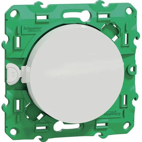 Schneider Electric Gamme Odace Wireless Schalter Weiß