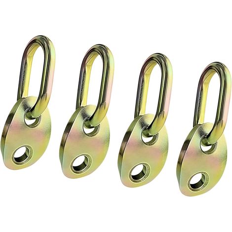 Lot de 4 anneaux de levage robustes pour moteur - Finition résistante aux intempéries - Pour réparation et entretien de moto (1/5)