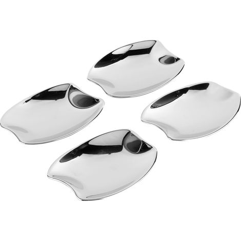 Set di 4 coperture per maniglie laterali delle portiere in ABS cromato, adatte per Honda Fit Jazz GR 2020-2021.