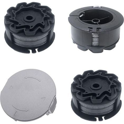 Pack of 3 Replacement Reels for UniversalGrassCut 18V-26/18V-260/18/18-26/18-260, for F016800570 and 1600A01R5J (6 m, 1.6 mm) (1/4)