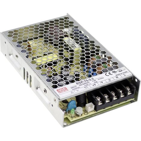 MW Mean Well RSP-75-13.5 Bloc d'alimentation à découpage 13.5 V/DC 5.6 A 75 W