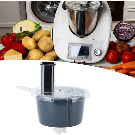 Juego de cortadores y recipientes para los procesadores de alimentos TM5 y TM6 – ABS, acrílico, acero inoxidable – 5 piezas (1/5)