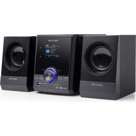Microsistema 30w negro con bluetooth - M50DBT - Muse -