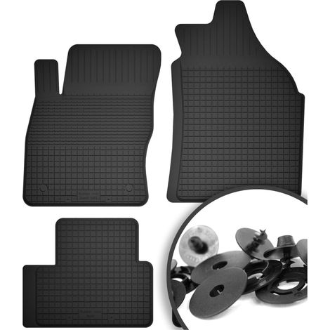 Tappetini in gomma + fermi per: Nissan Qashqai I J10 (wide) crossover (2007-2013)