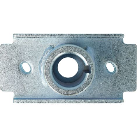 vhbw Soporte de cuchillas compatible con Hecht cortacésped - 10 x 5 x 3,6 cm plata