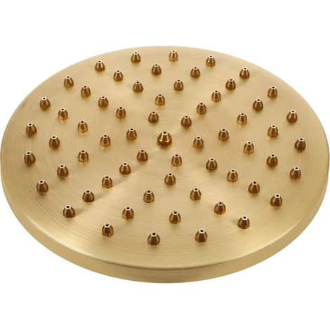 Pommeau de douche amovible en cuivre plaqué or pour salle de (1/5)
