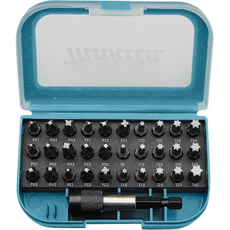 KIT PORTA INSERTI 31PZ MAKITA P-73374 (1/9)