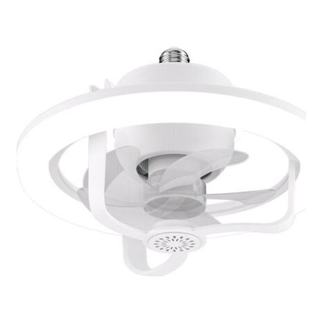 Ventilateur de Plafond avec Lumière 50W Silencieux, avec Télécommande, Réglage luminosité & température couleur, Minuterie, Adapté Cuisine, Chambre, Salon (1/4)