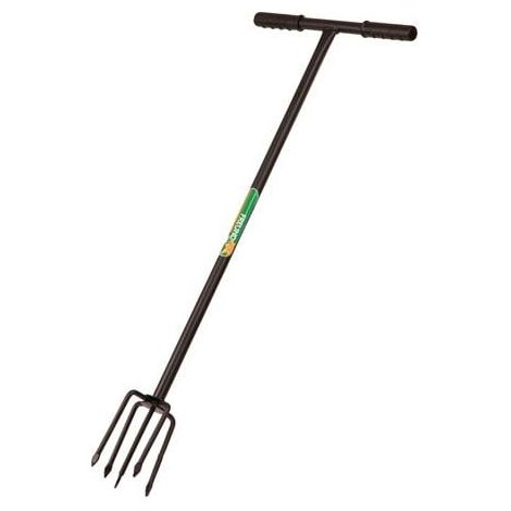 Freund – Griffe de jardin 5 dents – Longueur 920 mm – Manche en acier – Revêtement en poudre pour durabilité (1/3)
