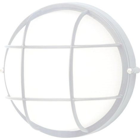 APLIQUE PLASTICO REDONDO 60W. BLANCO