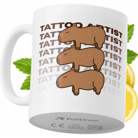 Lustige Tasse für Tattoo-Künstler – Kaffee- oder Teetasse mit witzigem Textdesign – ideal für Geburtstage, Namenstage, Feiertage und besondere Anlässe. Hochwertige Tasse für Zuhause, Büro und Arbeit. (1/5)
