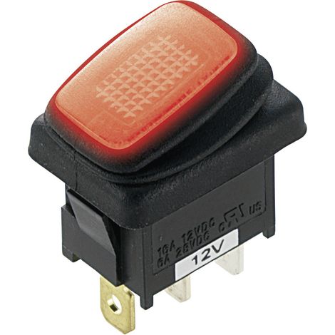 TRU COMPONENTS 1587935 Wippschalter TC-R13-66B8 12 V/DC 16 A 1 x Aus/Ein rastend 1 St. (1/3)