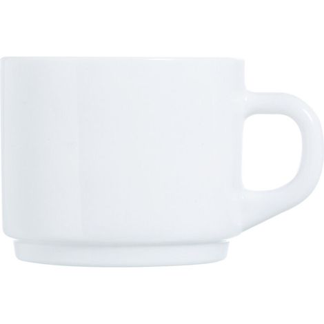Taza Mug Luminarc Blanco Vidrio (22 Cl) (1/2)