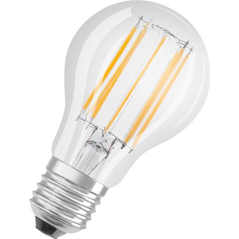 Osram Bombilla LED estándar 11W filamento transparente
