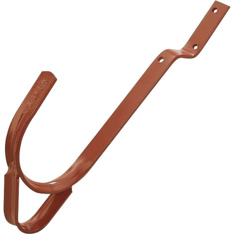 Günzburger Steigtechnik Crochet de toit pour tuiles plates, rouge, revêtu par poudre - 011217