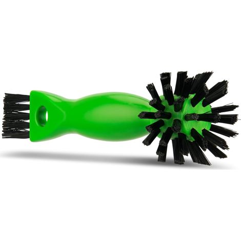 REV Spazzola per la pulizia delle prese elettriche, spazzola per scarichi, spazzola per prese elettriche, spazzola per fughe, verde (1/5)
