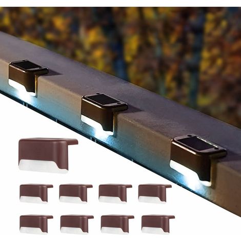 Éclairage extérieur solaire professionnel sans fil (8 pièces) Marron-Online Store (1/4)