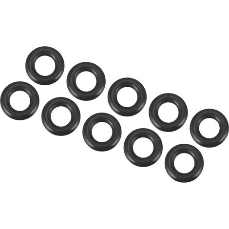 10 x 6 x 2 mm Nitrile Rubber O-Rings 10 Pieces Round Black (1/5)