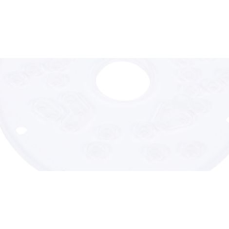 Plaque de base pour défonceuse compatible avec les modèles PR10E et PR20EVS en acrylique, diamètre 14,6 cm (5 3/4 pouces), épaisseur 6,35 mm (1/4 pouce). (1/5)