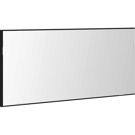 Maison Exclusive - Specchio Rovere nero 80 x 37 cm Vetro e Legno Ingegnerizzato