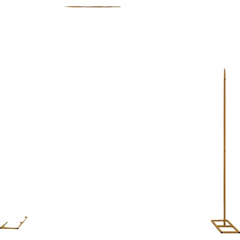 Support d'arc, tuyaux en fer galvanisé, installation facile, Or, L (1/2)