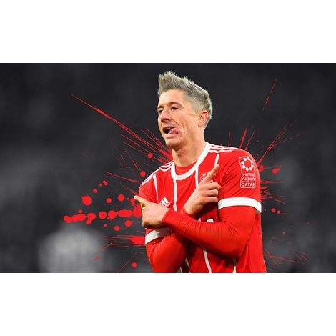Papier peint panoramique Football - Joueur de Foot - 130 cm x 81 cm (1/2)