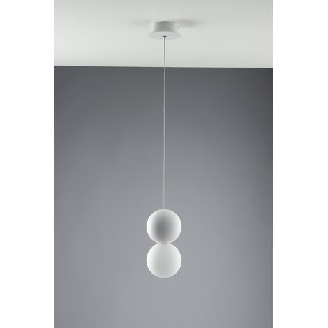 Fan Europe Kiss - Plaster Globe Plafonnier Plafonnier Blanc, G9