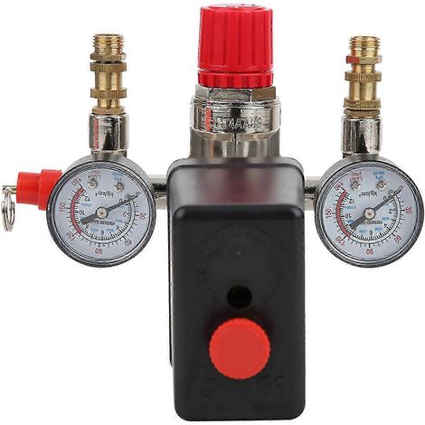Ensemble régulateur de pression pour compresseur d'air (compatible avec le support Bama) (1/5)