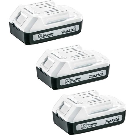 3 x Makita BL1815G 18v G-Series 1.5ah Lithium Ion Battery HP457D DF457D
