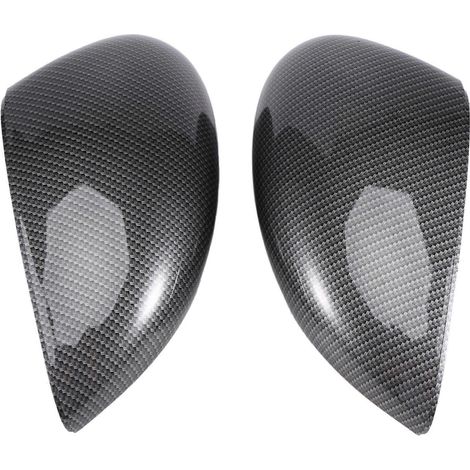 Carbon Fiber Side Wing Mirror Cover Trim Rear View Mirror Covers for Fiesta Mk7 2008 2009 2010 2011 (1/5)