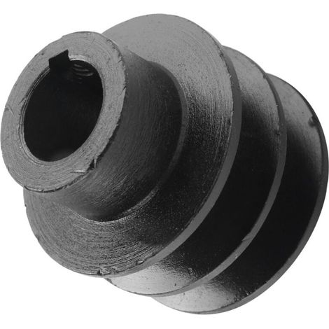 Keilriemenscheibe mit Doppelrille für Motoren 168F, 170F, GX110, GX120, GX160, GX200, Kart und Quad (7 PS) (1/5)