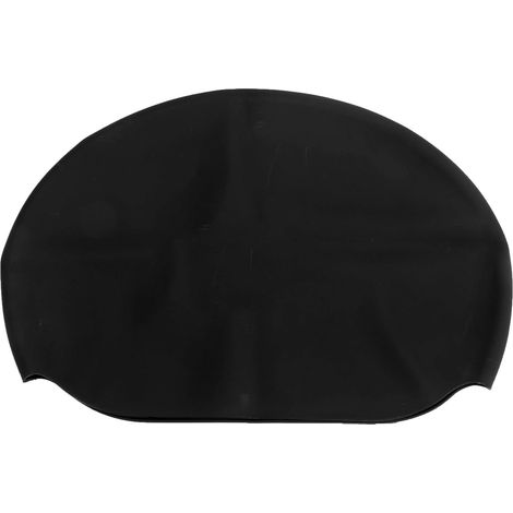 Housse imperméable pour casque vélo, silicone élastique, protection pluie cyclisme, noir (1/5)