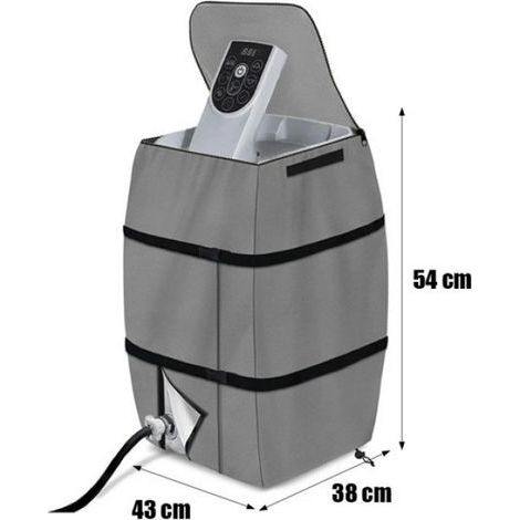 1 Housse de protection, étanche, fermeture éclair, pour pompe de spa, extérieur (1/5)