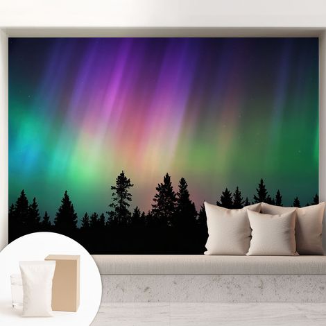 Papier peint avec colle pour décoration moderne de salon chambre à coucher cuisine et bureau Facile Ciel magique 208x146 cm (1/5)