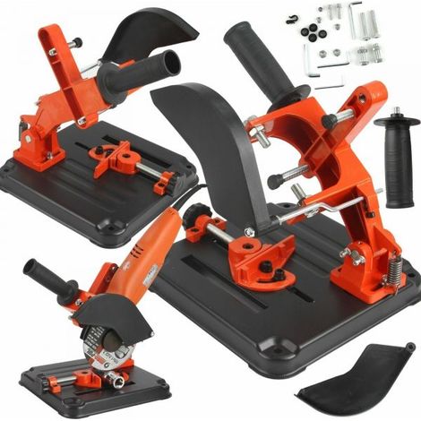 SUPPORTO PER SMERIGLIATRICE ANGOLARE FLEX 115/125MM PROTEZIONE TRONCATRICE FERRO (1/4)