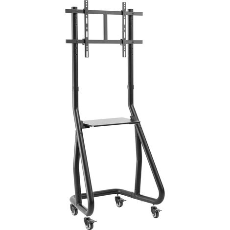 Supporto a Pavimento Techly Nero per TV da 37'' a 80'' con Design Robusto e Regolabile (1/5)